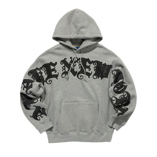 OLD ENGLISH HOODIE GREY