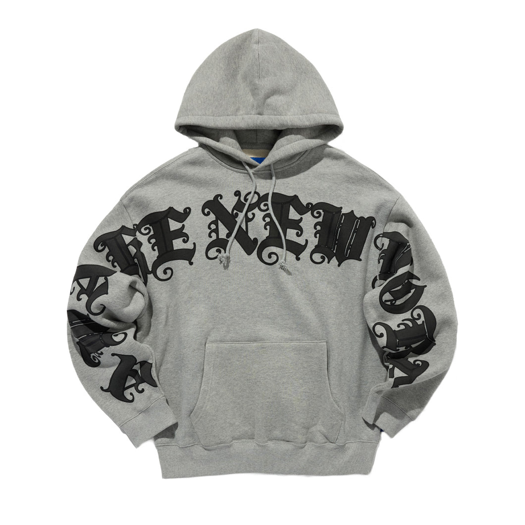 OLD ENGLISH HOODIE GREY