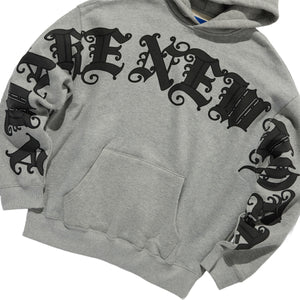 OLD ENGLISH HOODIE GREY