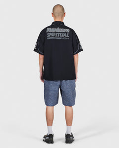 TERROR BUTTON UP BLACK