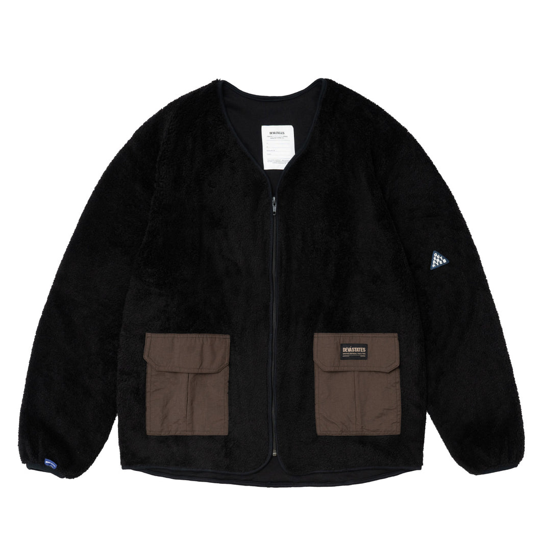 OVERCAST SHERPA LINER JACKET BLACK