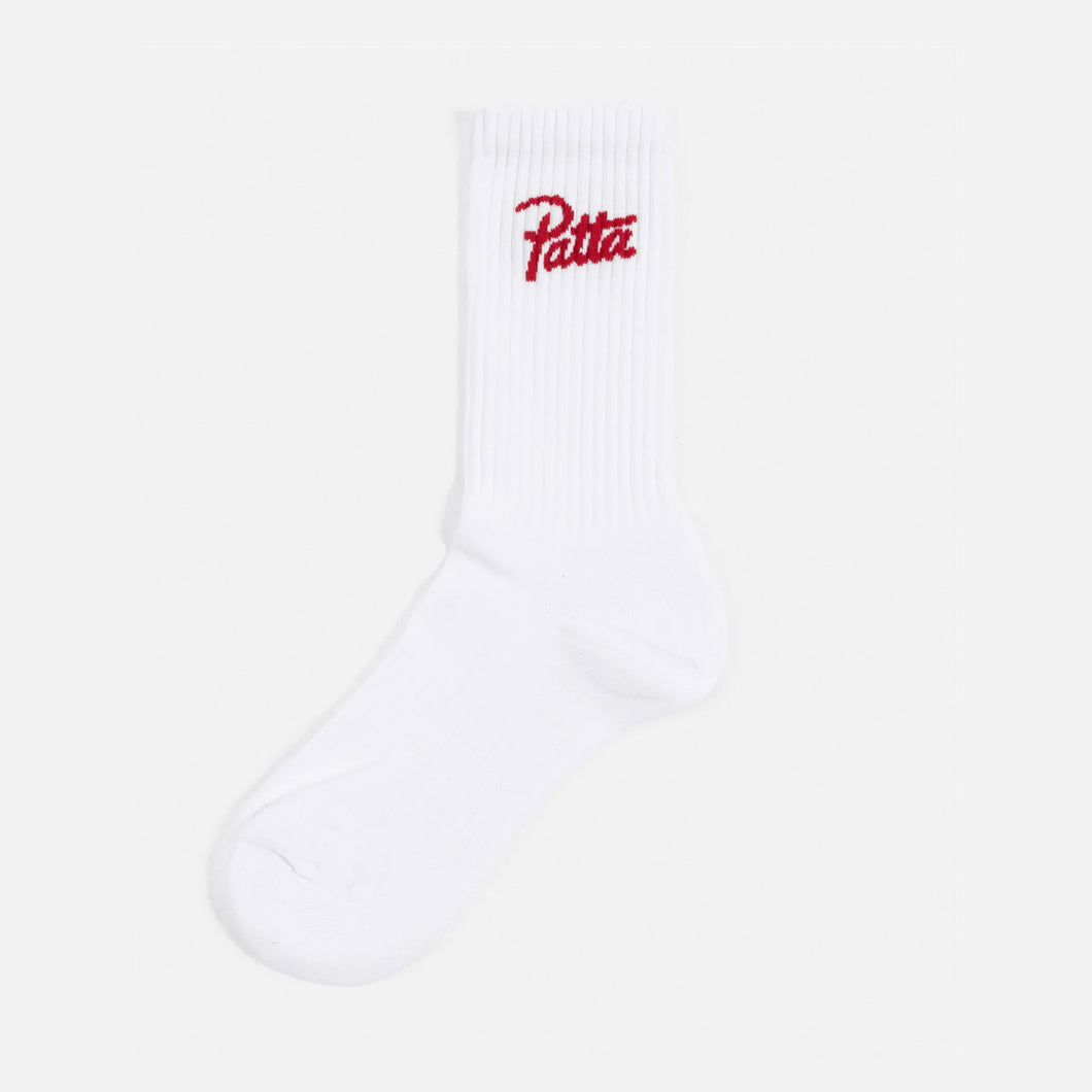 PATTA SCRIPT LOGO SPORTS WHITE