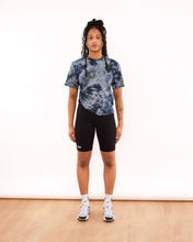 PATTA FEMME TIE DYE CROPPED RUCHED T-SHIRT QUARRY
