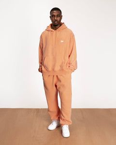 PATTA CLASSIC WASHED HOODED SWEATER MELON