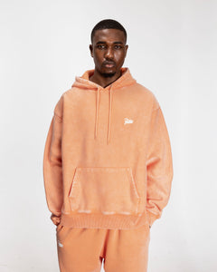 PATTA CLASSIC WASHED HOODED SWEATER MELON