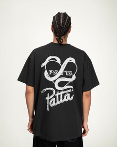 PATTA SNAKE HEART T-SHIRT MOONLESS NIGHT