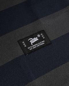 PATTA STRIPED LS FOOTBALL JERSEY FORGED IRON