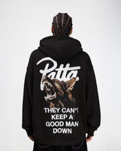 PATTA BARK BOXY HOODED SWEATER BLACK