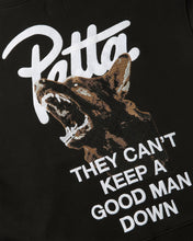 PATTA BARK BOXY HOODED SWEATER BLACK