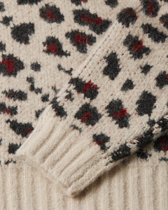 PATTA LEOPARD BRUSHED KNITTED SWEATER MULTI