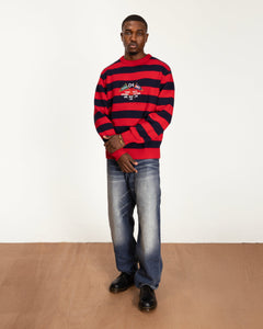 PATTA STRIPED FLAG KNITTED SWEATER MULTI