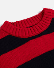 PATTA STRIPED FLAG KNITTED SWEATER MULTI