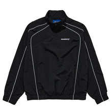 QUARTER ZIP TRACK JACKET BLACK