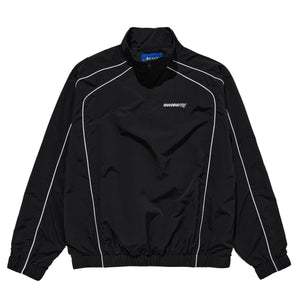 QUARTER ZIP TRACK JACKET BLACK