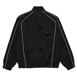 QUARTER ZIP TRACK JACKET BLACK