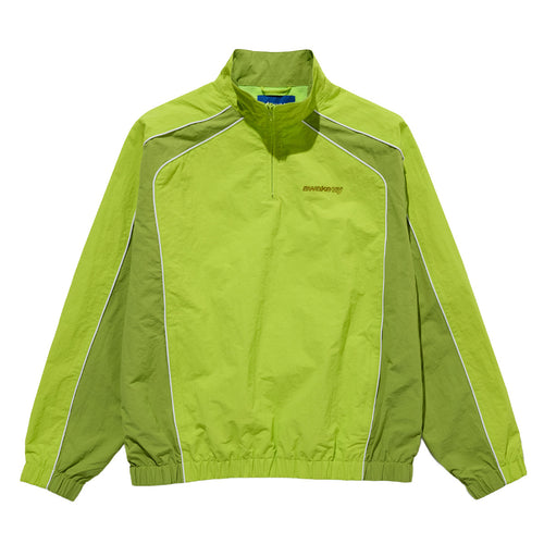 QUARTER ZIP TRACK JACKET LIME