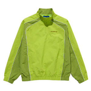 QUARTER ZIP TRACK JACKET LIME