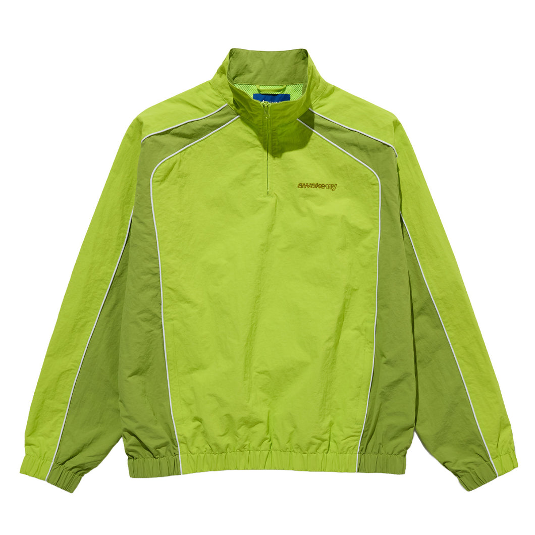 QUARTER ZIP TRACK JACKET LIME