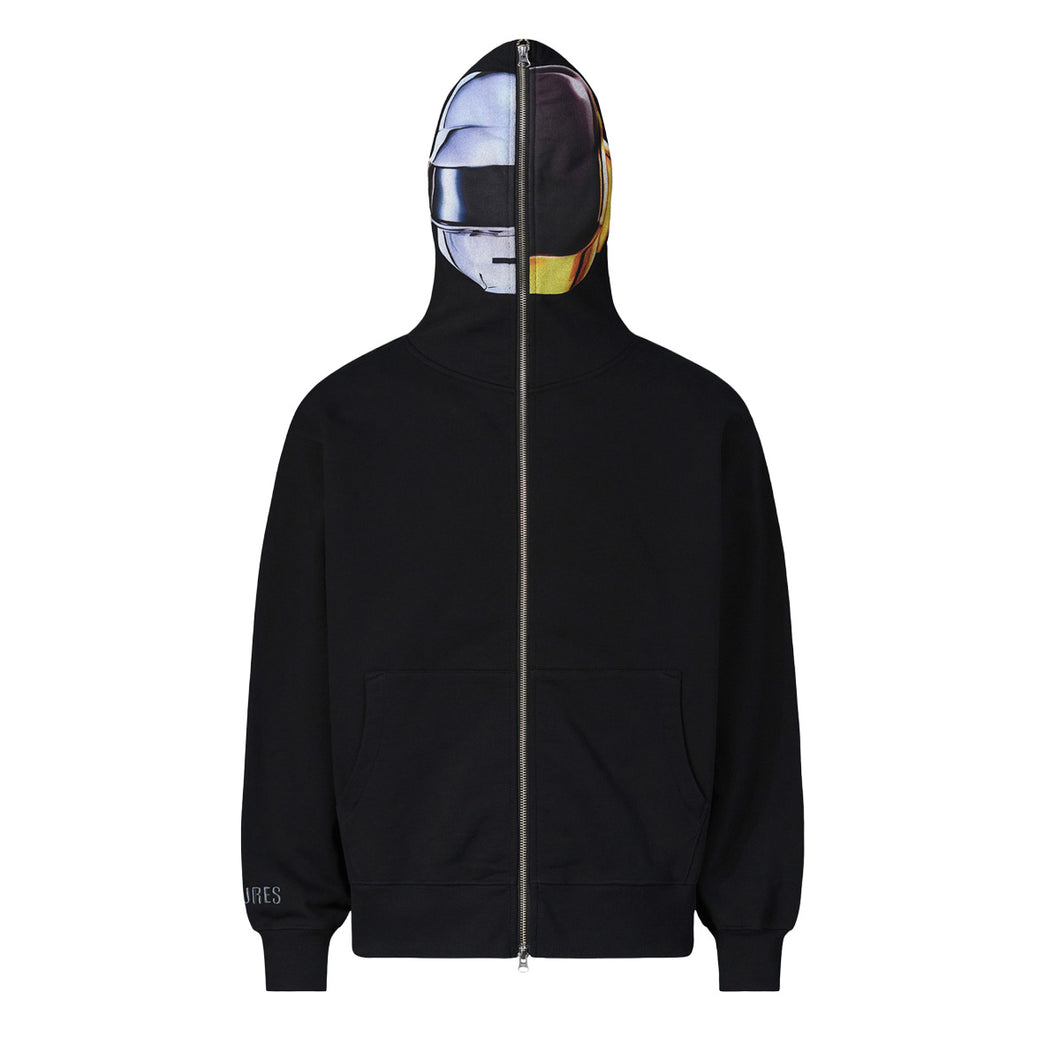 RAM ZIP HOODIE BLACK