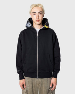 RAM ZIP HOODIE BLACK