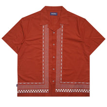 RELIC SS EMBROIDERED SHIRT TERRACOTA