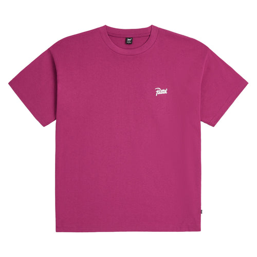PATTA SCRIPT LOGO T-SHIRT BOYSENBERRY