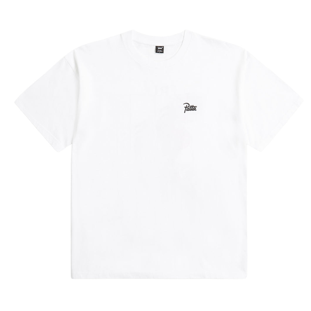 PATTA SCRIPT LOGO T-SHIRT WHITE