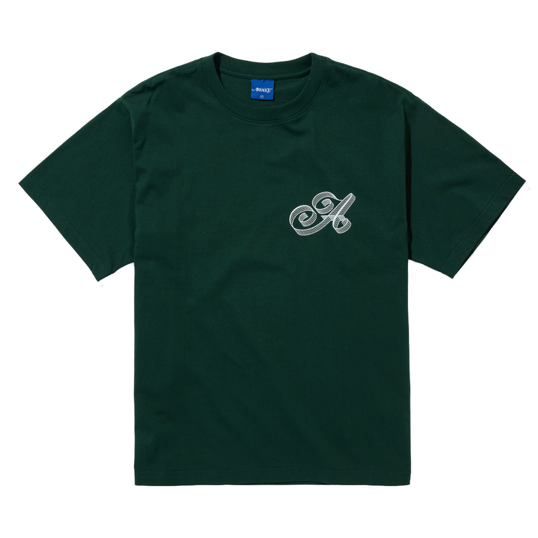 SCRIPT TSHIRT GREEN