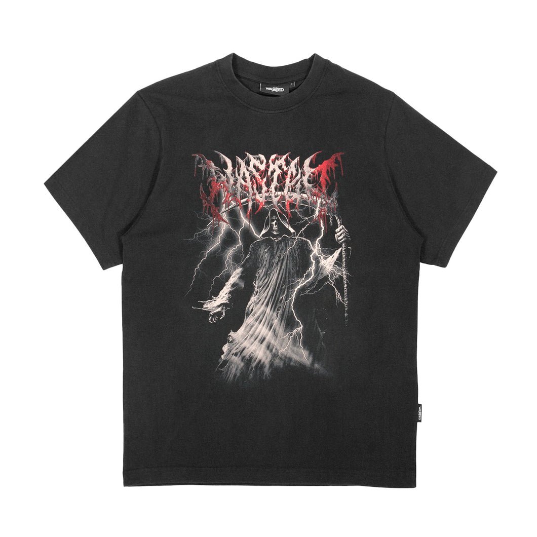 SCYTHE T-SHIRT FADED BLACK