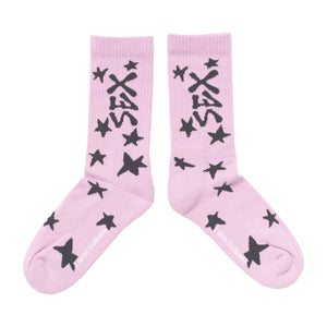 SEX STAR SOCKS PINK