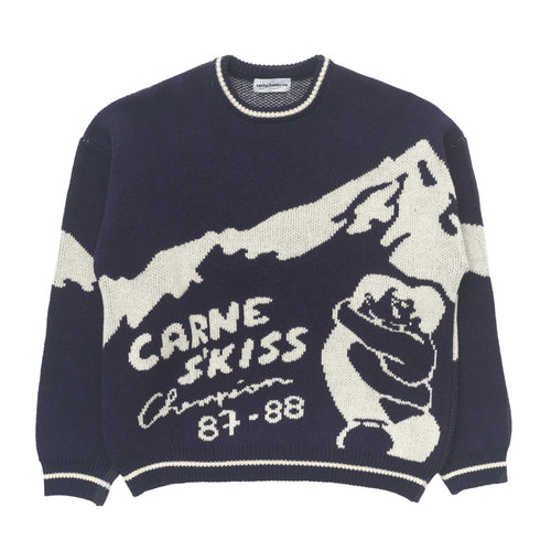 S'KISS CHAMPIONS KNIT SWEATSHIRT NAVY