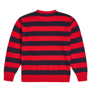 PATTA STRIPED FLAG KNITTED SWEATER MULTI