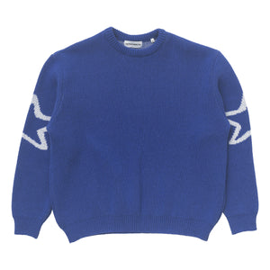 THE S WORD KNIT SWEATSHIRT BLUE