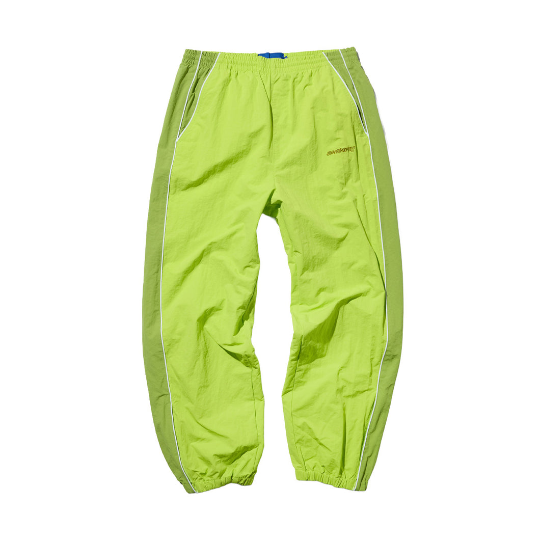 DOUBLE PANEL TRACK PANTS LIME
