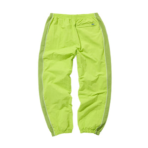 DOUBLE PANEL TRACK PANTS LIME