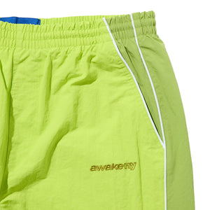 DOUBLE PANEL TRACK PANTS LIME