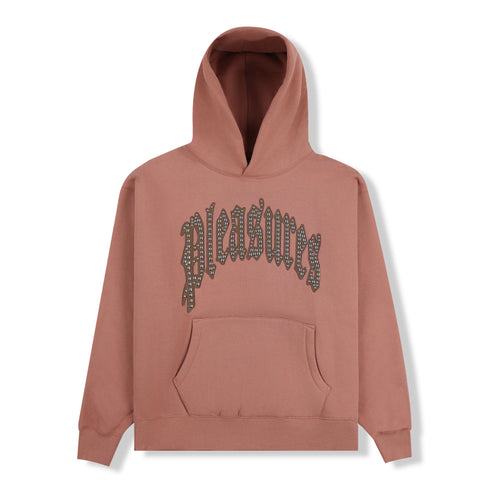 TWITCH STUDDED HOODIE CLAY