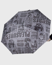 NEWSPRINT UMBRELLA BLACK