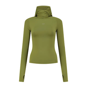 UNIT TIGHT HOODIE CARDAMOM GREEN