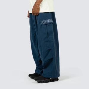 VISITOR BIG FIT CARGO PANTS NAVY