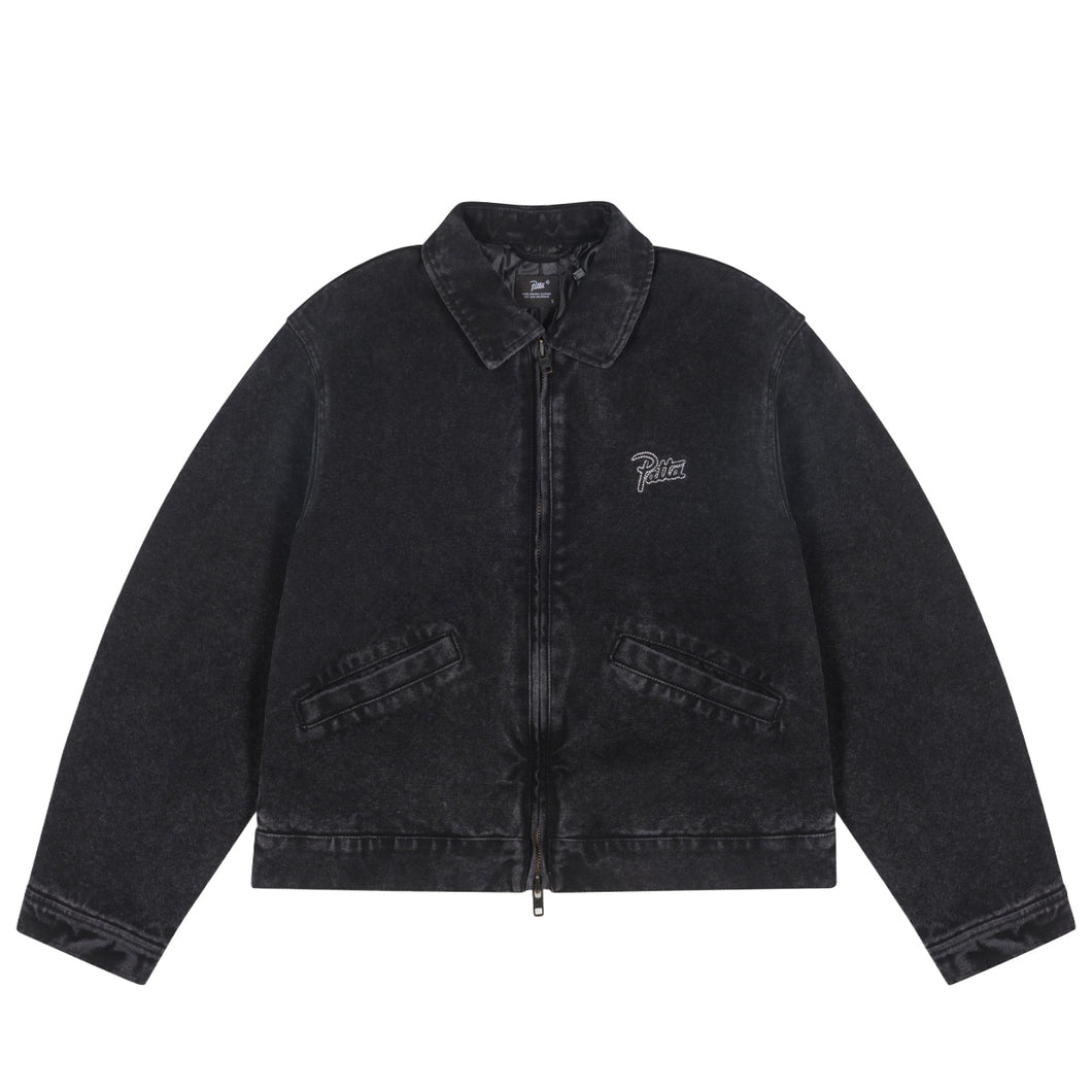 PATTA WASHED CANVAS JACKET BLACK