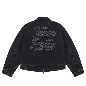 PATTA WASHED CANVAS JACKET BLACK