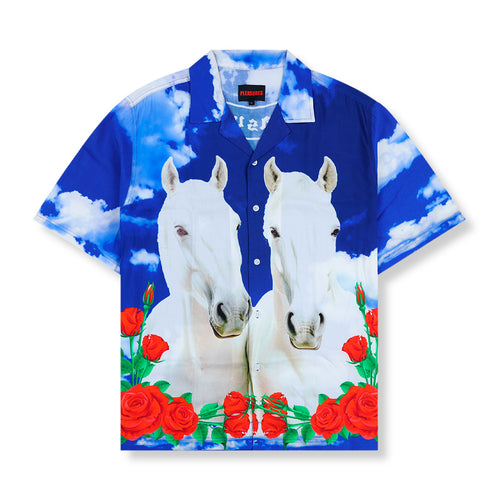WHITE HORSE CAMP SHIRT BLUE