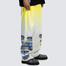 HUMAN EYES BAGGY PANTS YELLOW