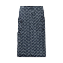 ZORA DENIM CARGO SKIRT BLUE