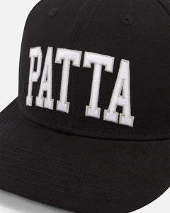 PATTA ARC LOGO SNAPBACK CAP BLACK