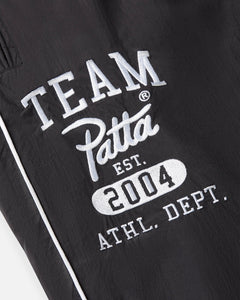 PATTA ATHLETIC NYLON TRACK PANTS BLACK