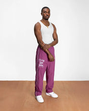 PATTA ATHLETIC NYLON TRACK PANTS BOYSENBERRY