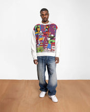 PATTA BLOCK PARTY CRWNECK WHITE