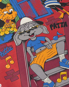 PATTA BLOCK PARTY CRWNECK WHITE